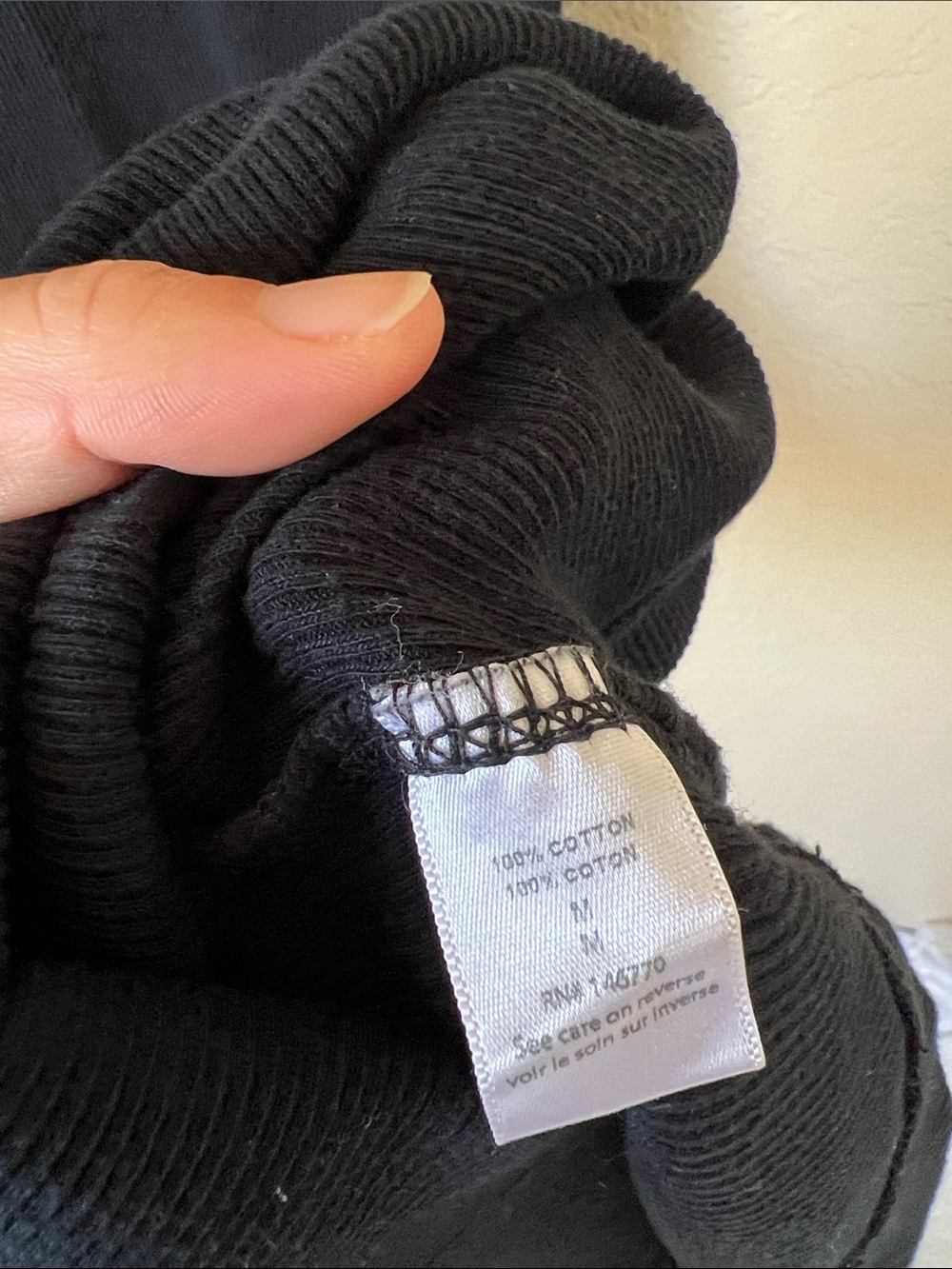 Re/done black ribbed tank dress M - Picture 5 of 9
